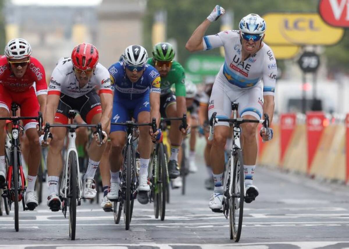 Alexander Kristoff se impuso en la etapa 21 del Tour de Francia. AP Laurent Cipriani