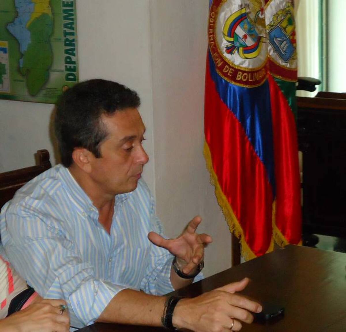 José García, gerente de Electricaribe en la Costa Caribe. El Universal