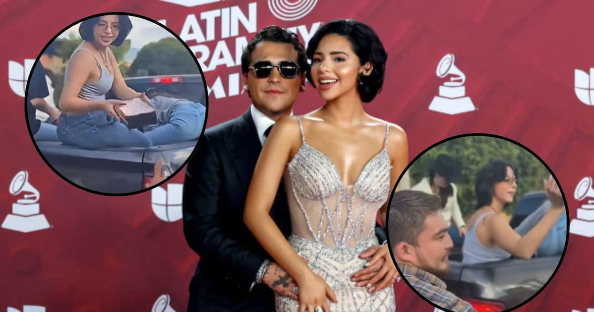 Llueven críticas a Christian Nodal y Angela Aguilar por su forma de dar regalos