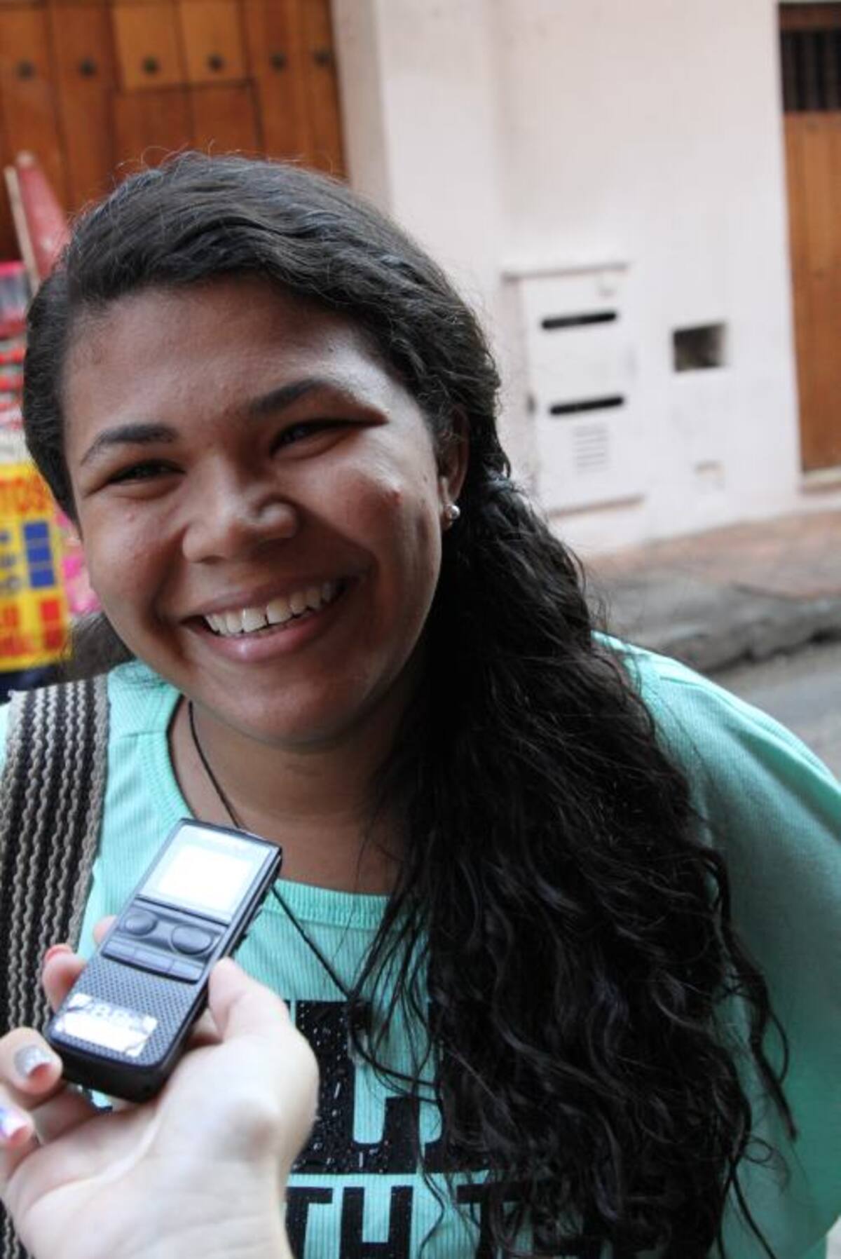 María Vélez, estudiante de Trabajo Social.