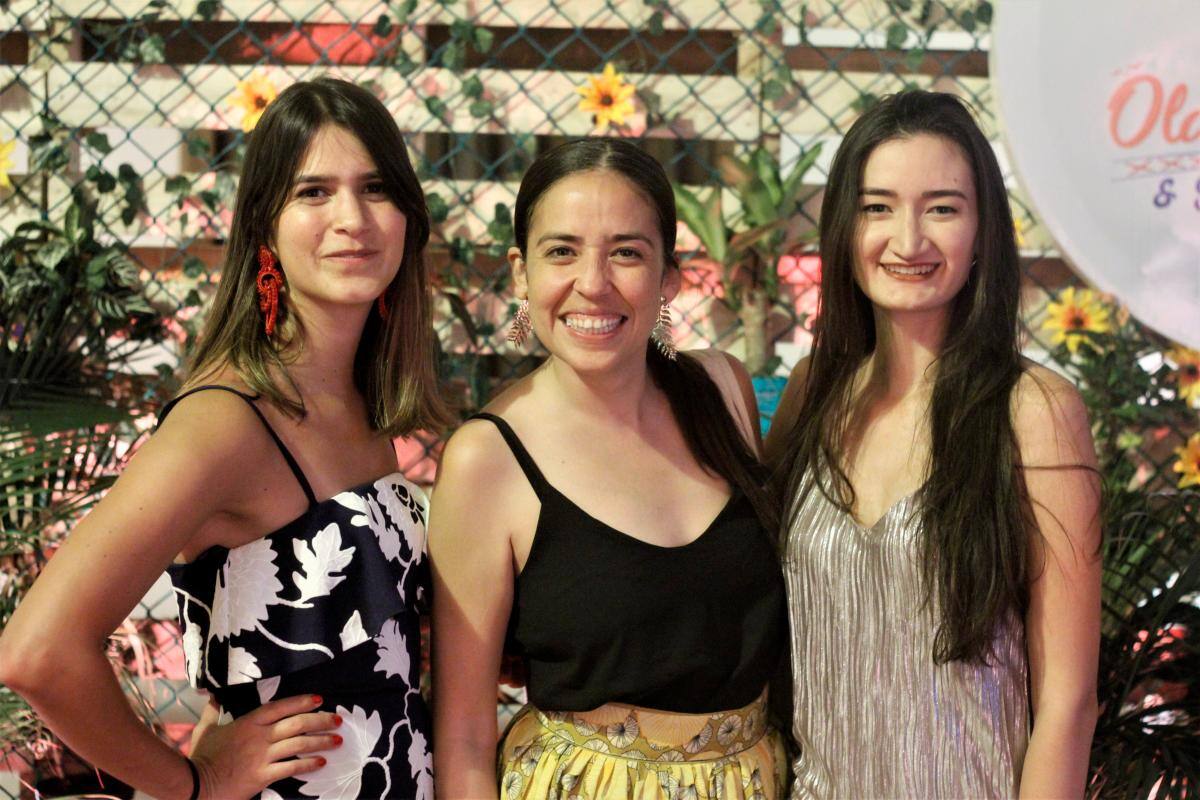 Natalia Jiménez, Milena Guzmán y Nathaly Ceballos.