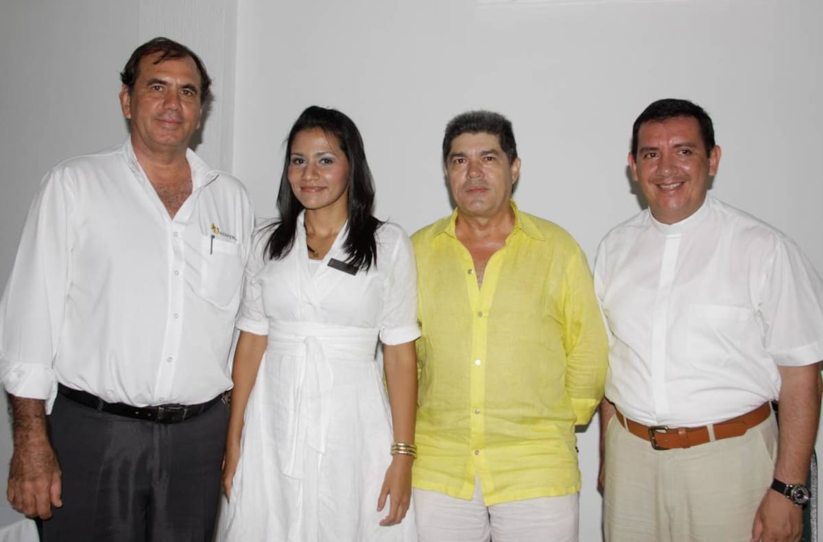 Ricardo Puente, Karen Puello, Aroldo Solano y Bladimir Pedroza.