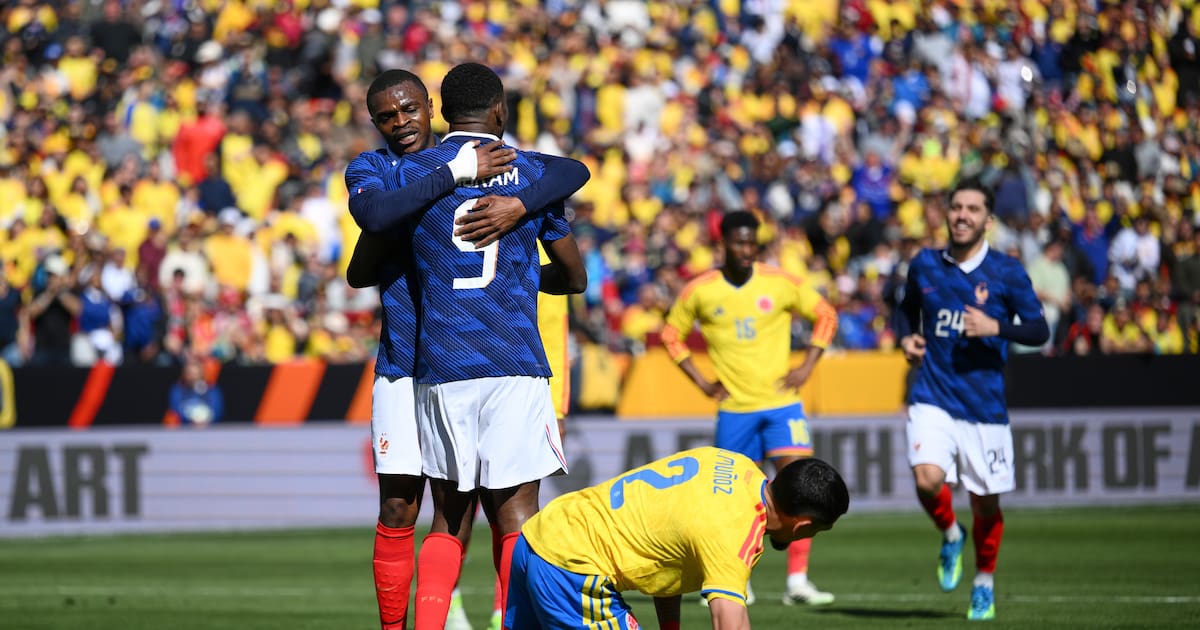 France's "B" team was too much for Colombia in their last friendly: tough defeat