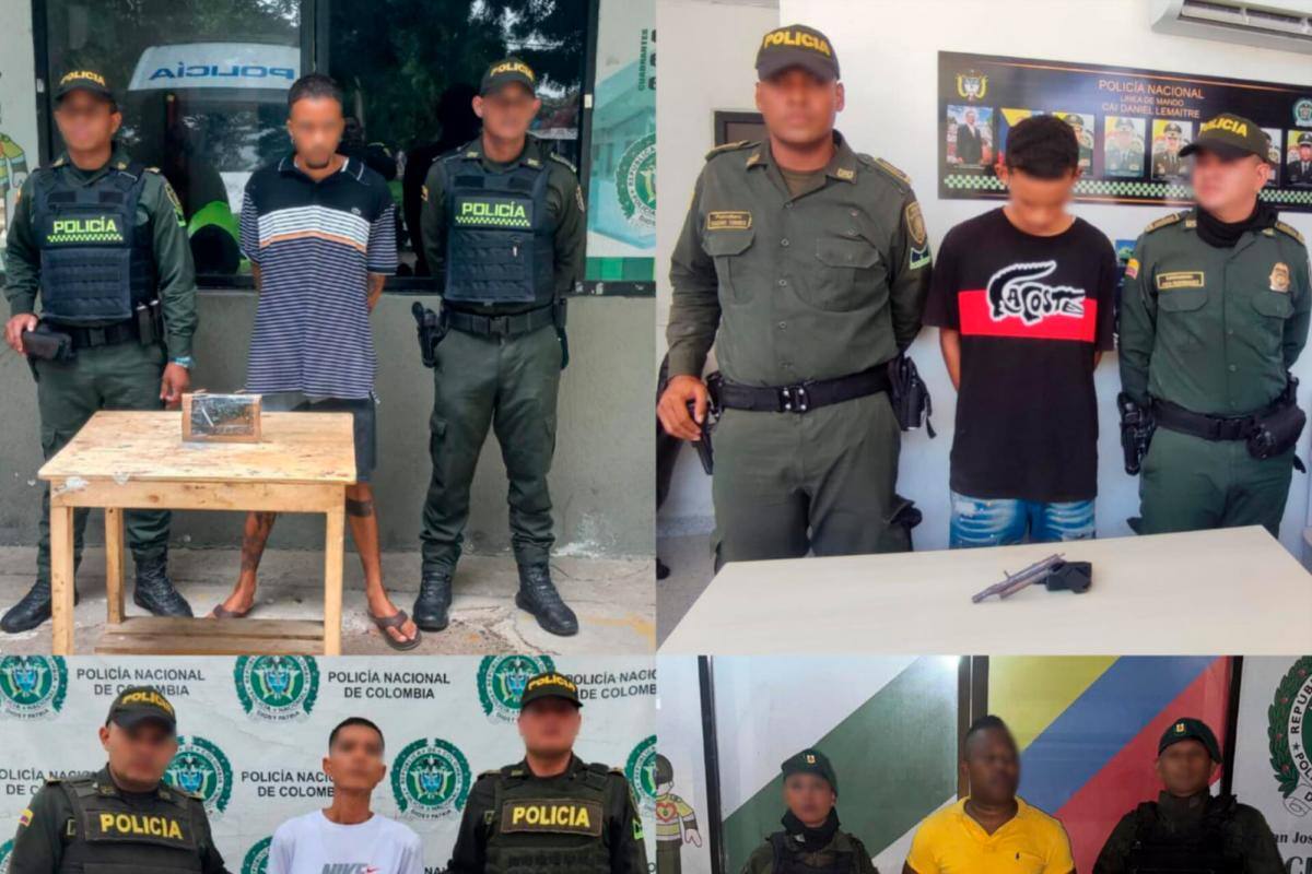 Policía ha capturado a más de 2 mil personas en lo que va del año en Cartagena