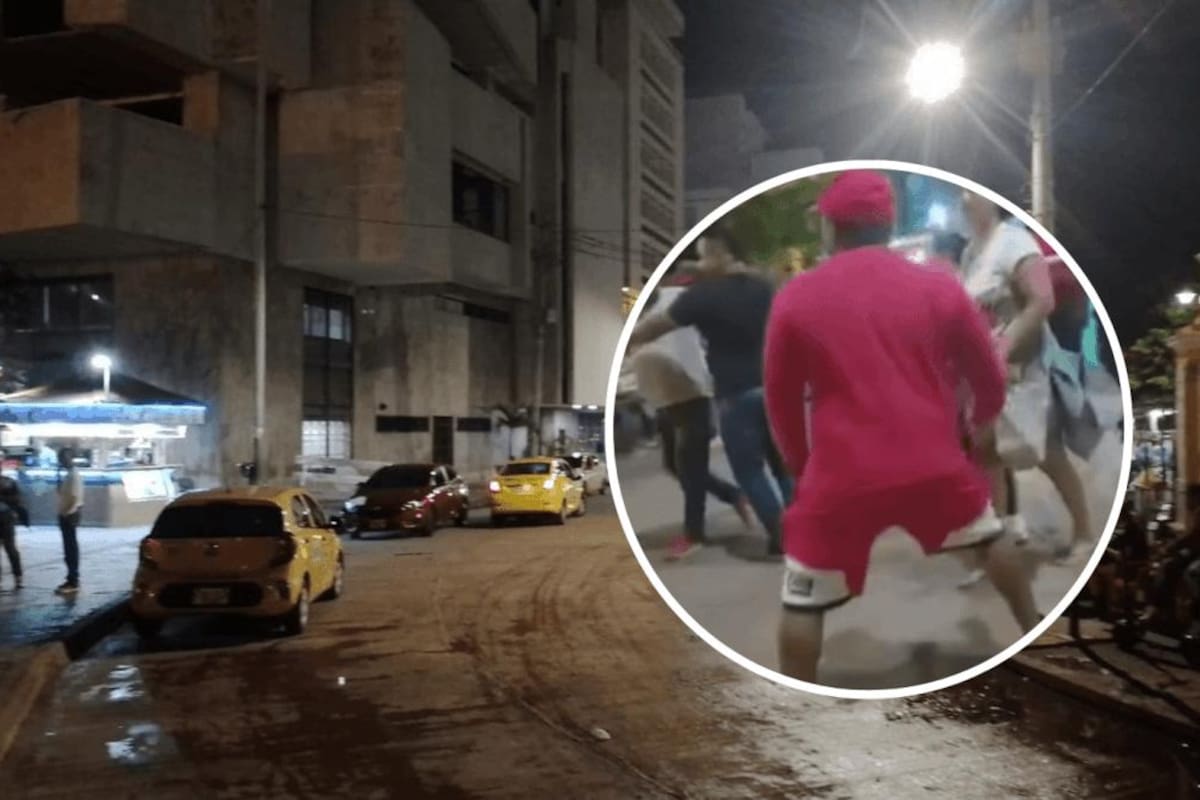 Video: Machetes y carros rayados: las pelea de indrivers y taxistas en el Centro