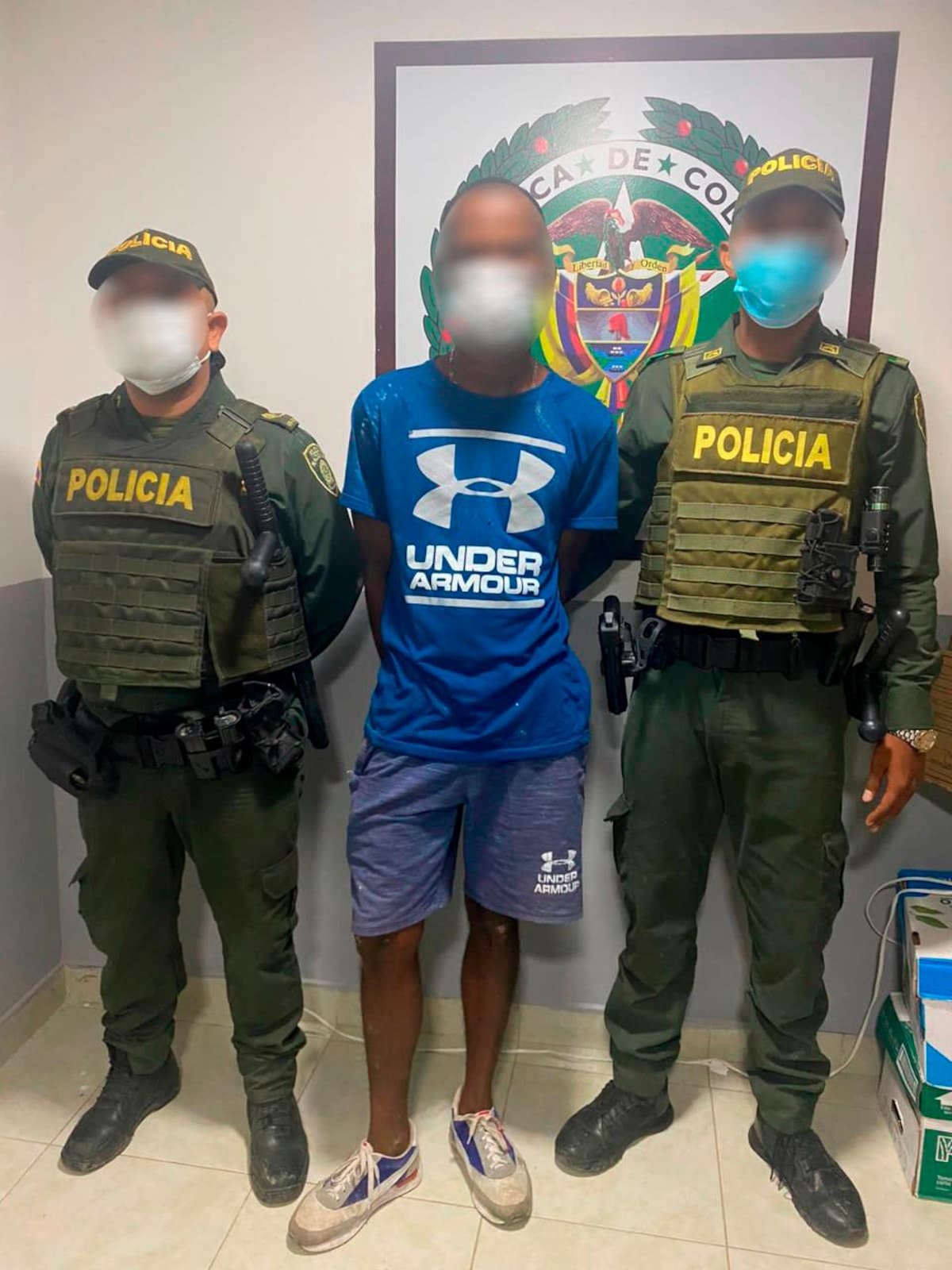 La captura del presunto homicida se dio poco después del hecho.