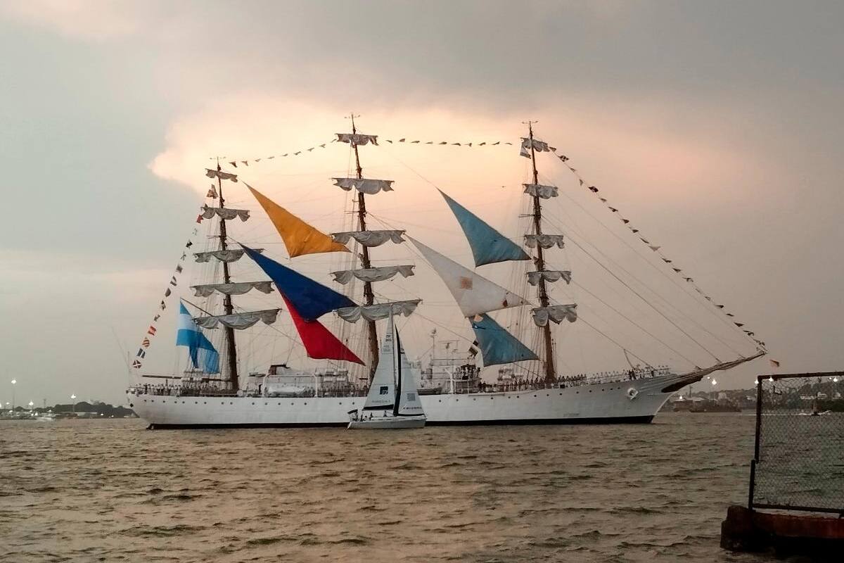 El Buque Gloria zarpa como embajador de Colombia hacia Estados Unidos y Europa
