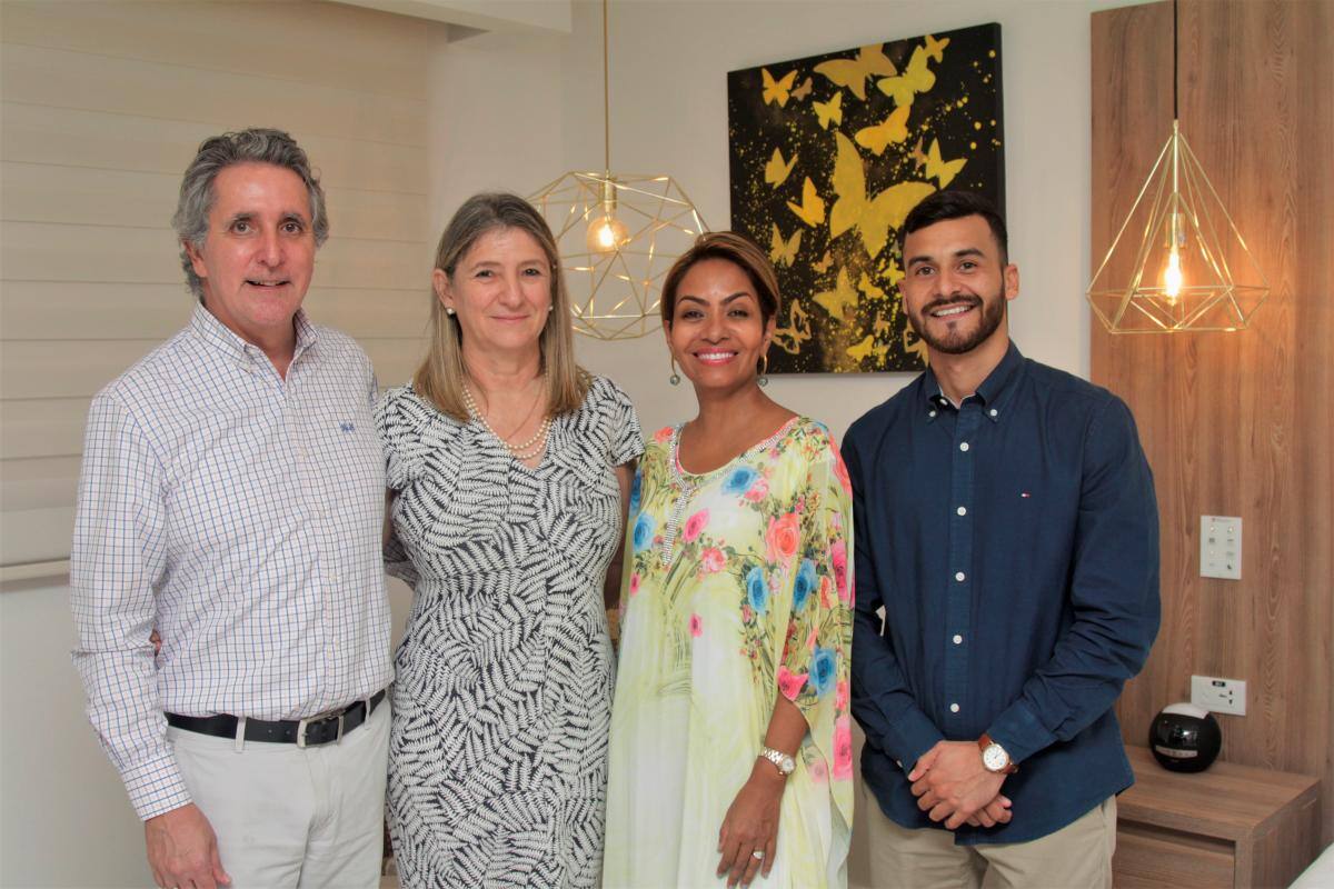 Francisco Montoya, Ana María Herrera, Zully Salazar y Juan Sebastián Sánchez.
