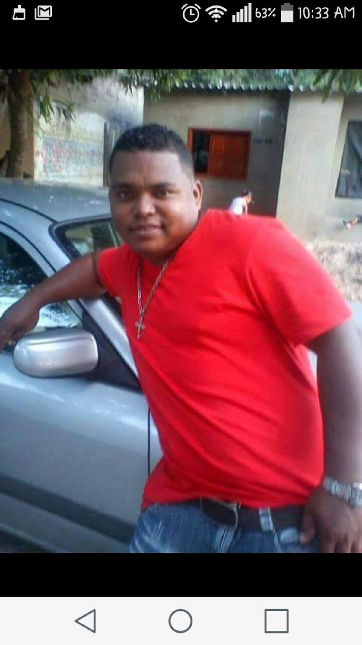 Emiro Acosta Jaraba, accidentado. foto cortesia