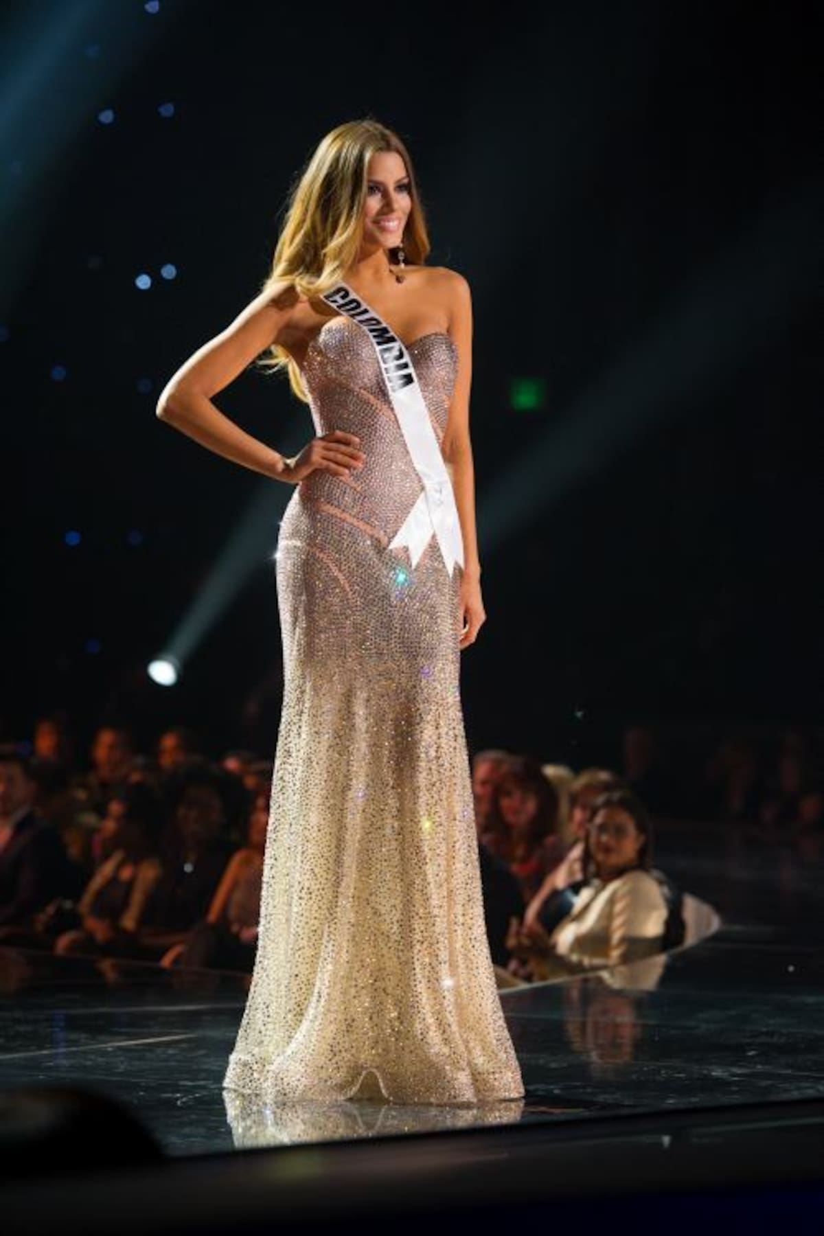 Colombia deslumbró con su traje de gala. Fotos: Organización Miss Universo