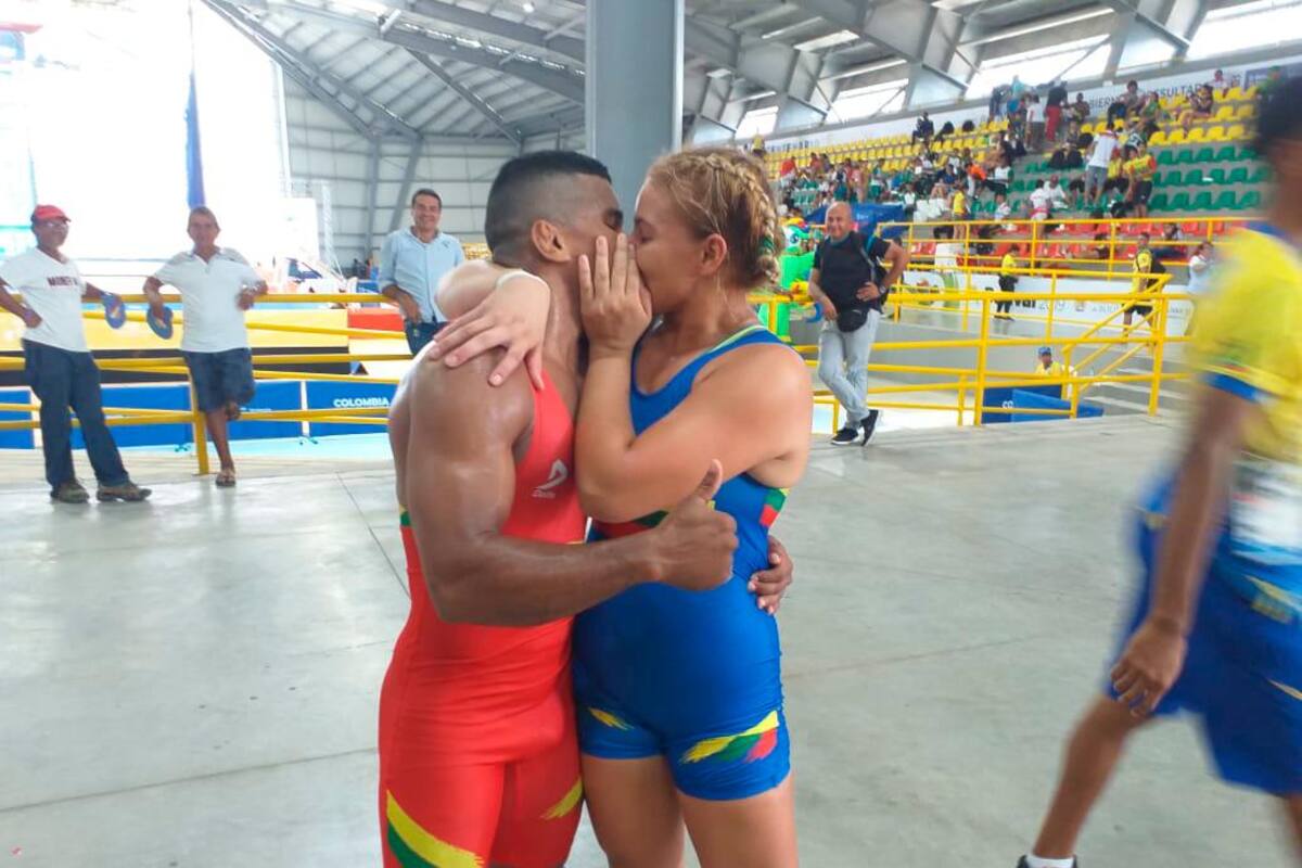 Los esposos que buscan el oro para Bolívar en la lucha de los Juegos Nacionales