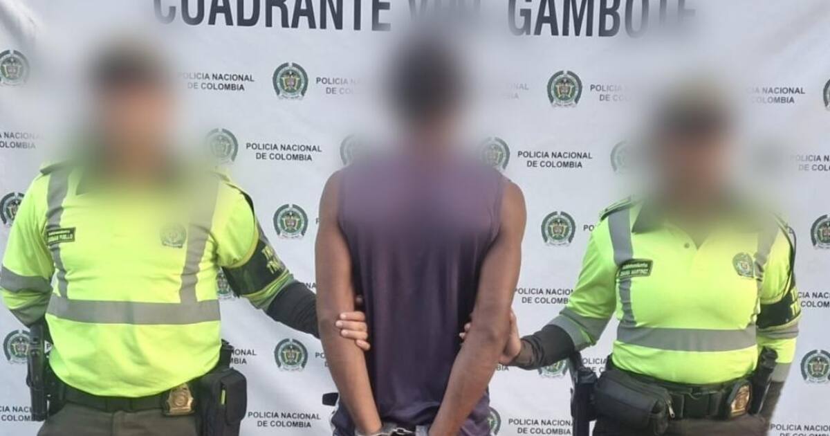 ¡No aguantó el encierro! Capturan a 'Negrito' tras incumplir la detención domiciliaria