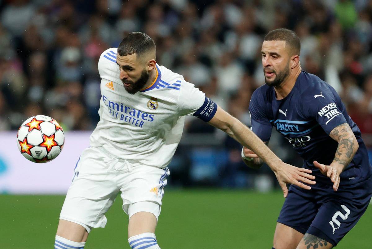 Imágenes del juego de vuelta entre Real Madrid y Manchester City, por la semifinal de la Champions League.