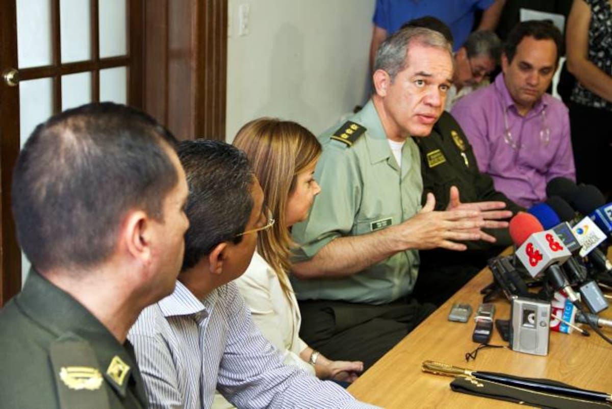 El general Ricardo Restrepo fue encargado del comando de la Policía Metropolitana de Barranquilla. Cortesía