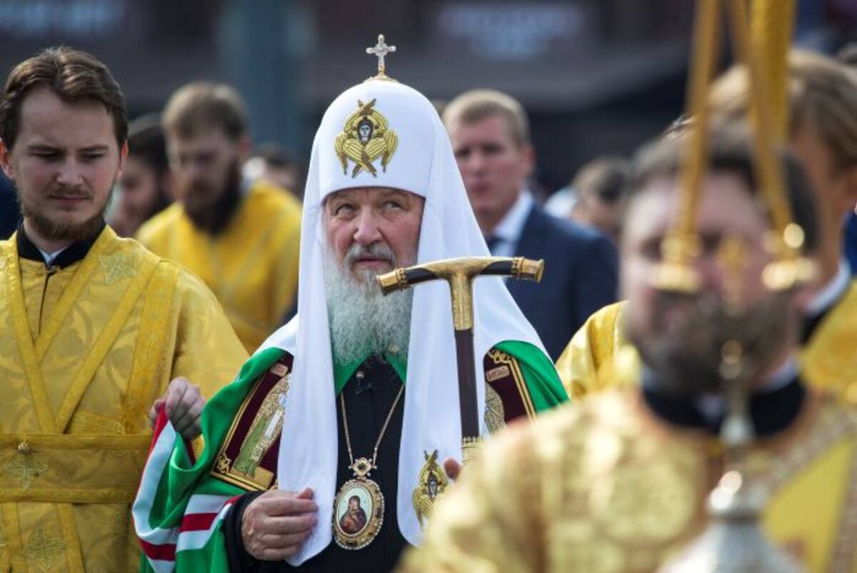 Patriarca de la Iglesia rusa ortodoxa. Foto: AP
