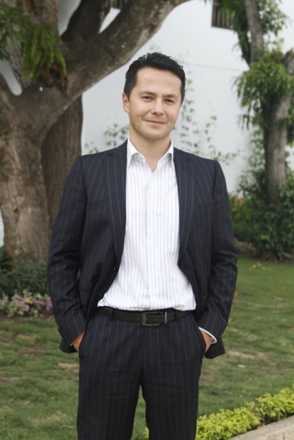 Conversamos en el Hotel Hilton.