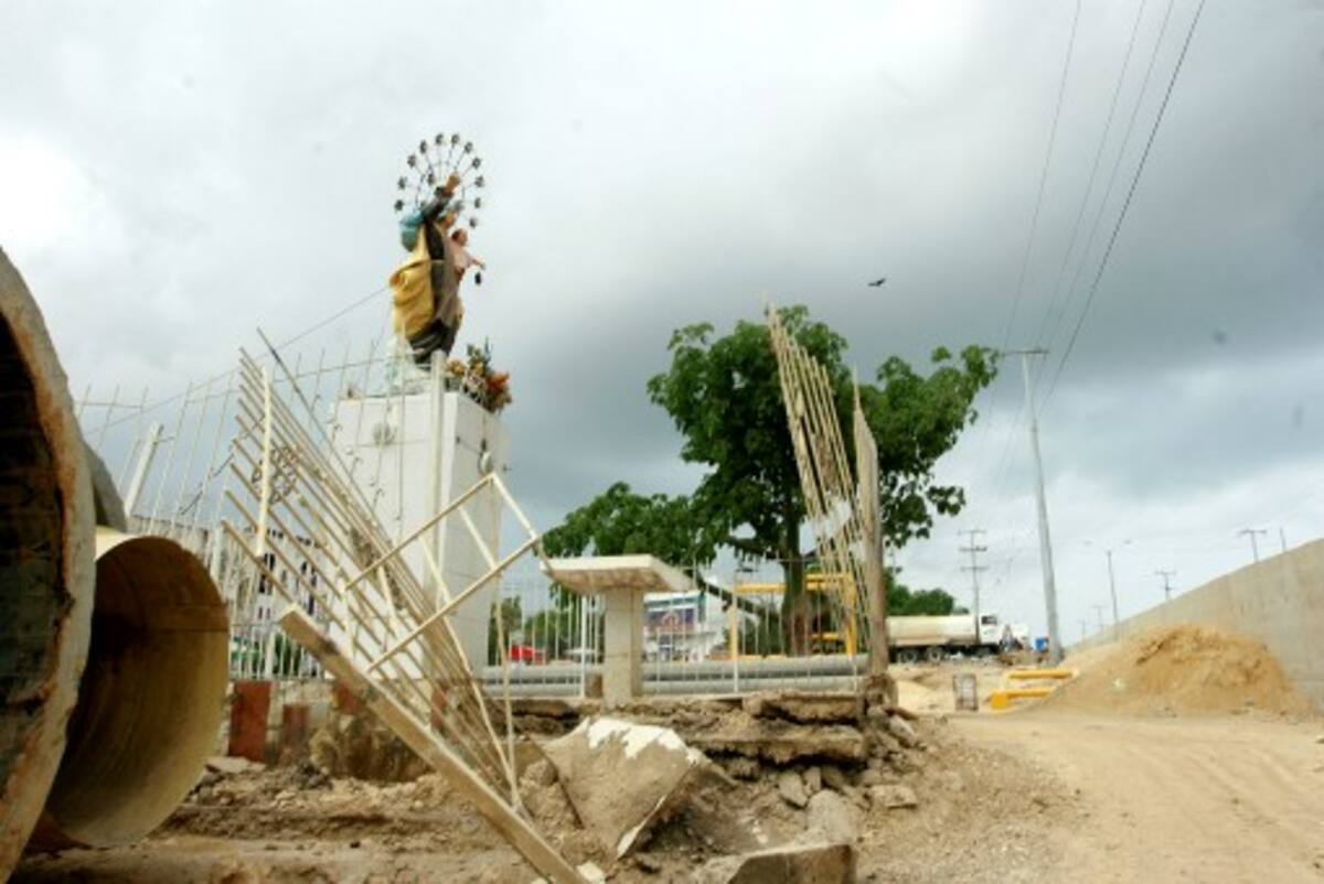 El Parque de la Virgencita, en Blas de Lezo, está inconcluso y en malas condiciones. ÓSCAR DÍAZ-EL UNIVERSAL