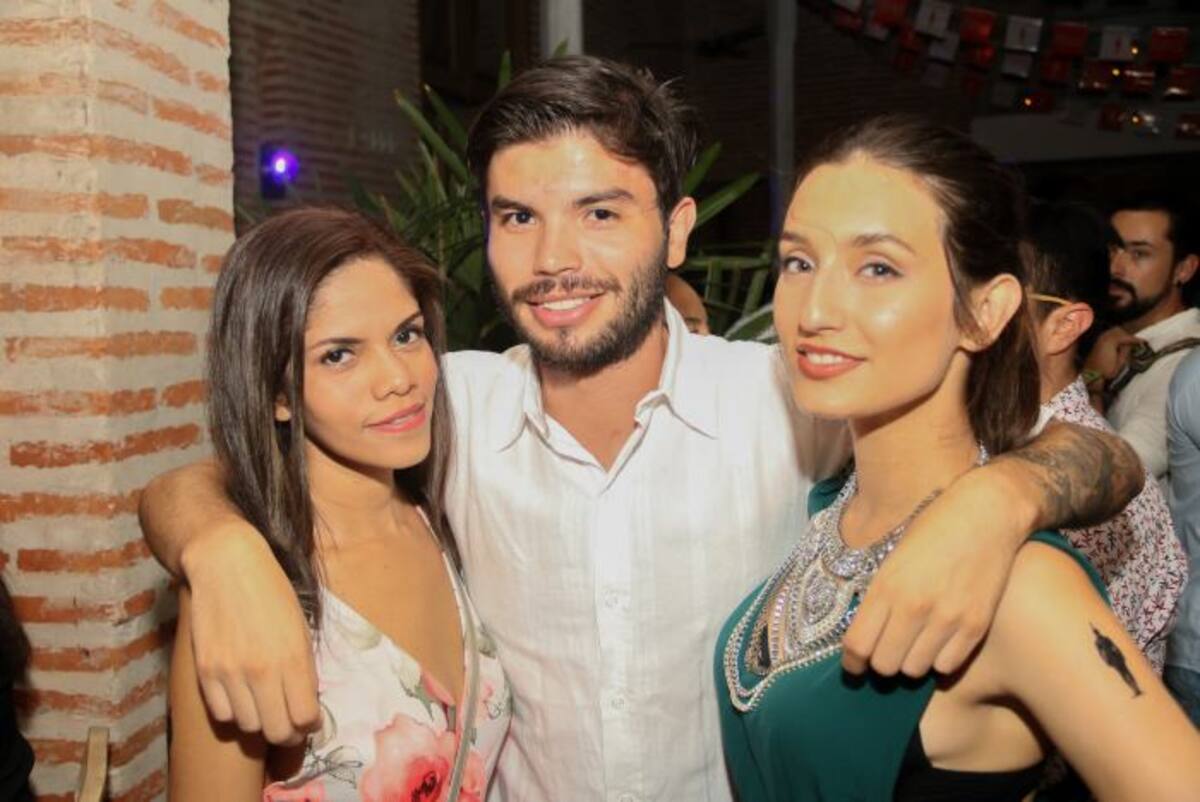 Kellys García, Andrés Tutela y Mónica Pérez.