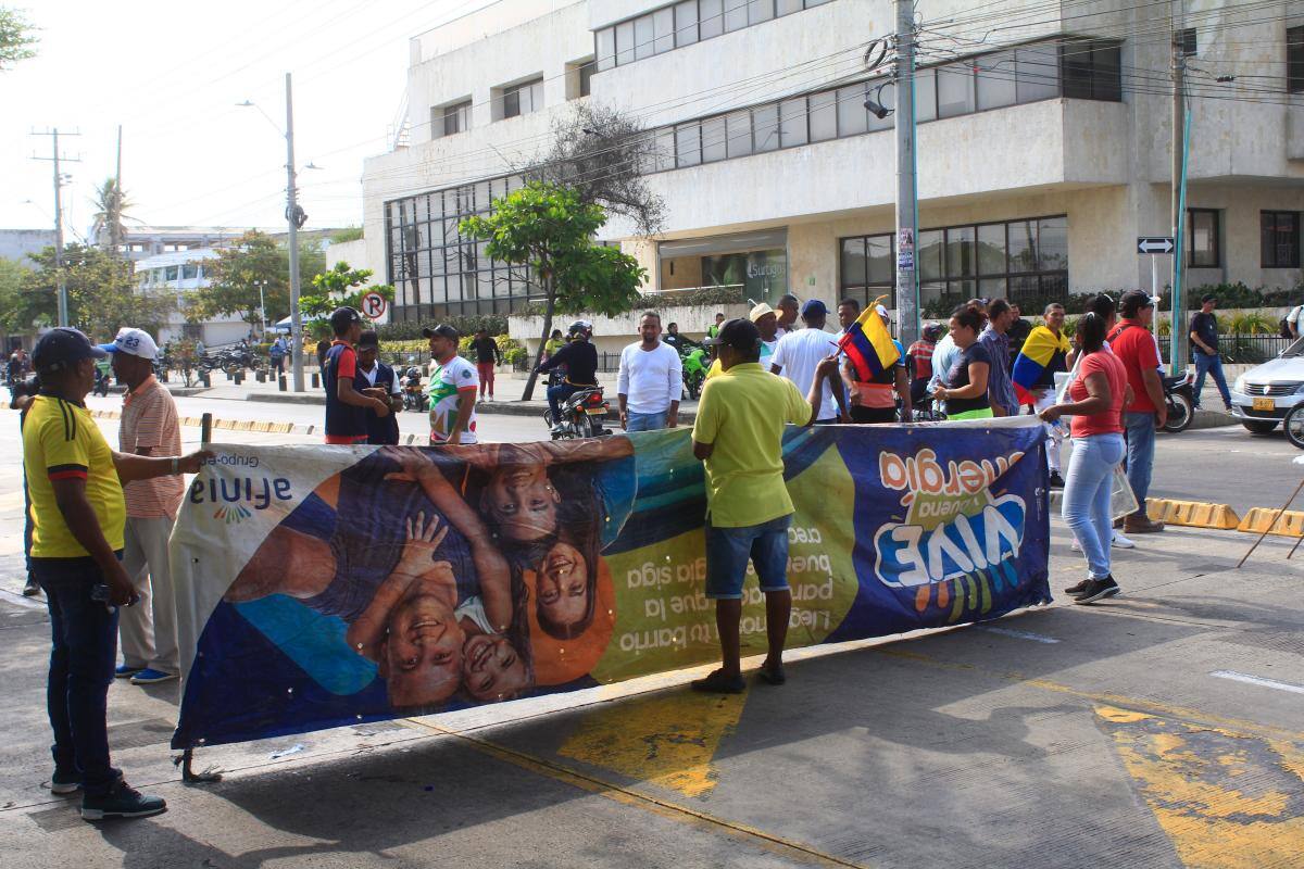 Los acuerdos pactados tras protesta contra Afinia en la Pedro de Heredia