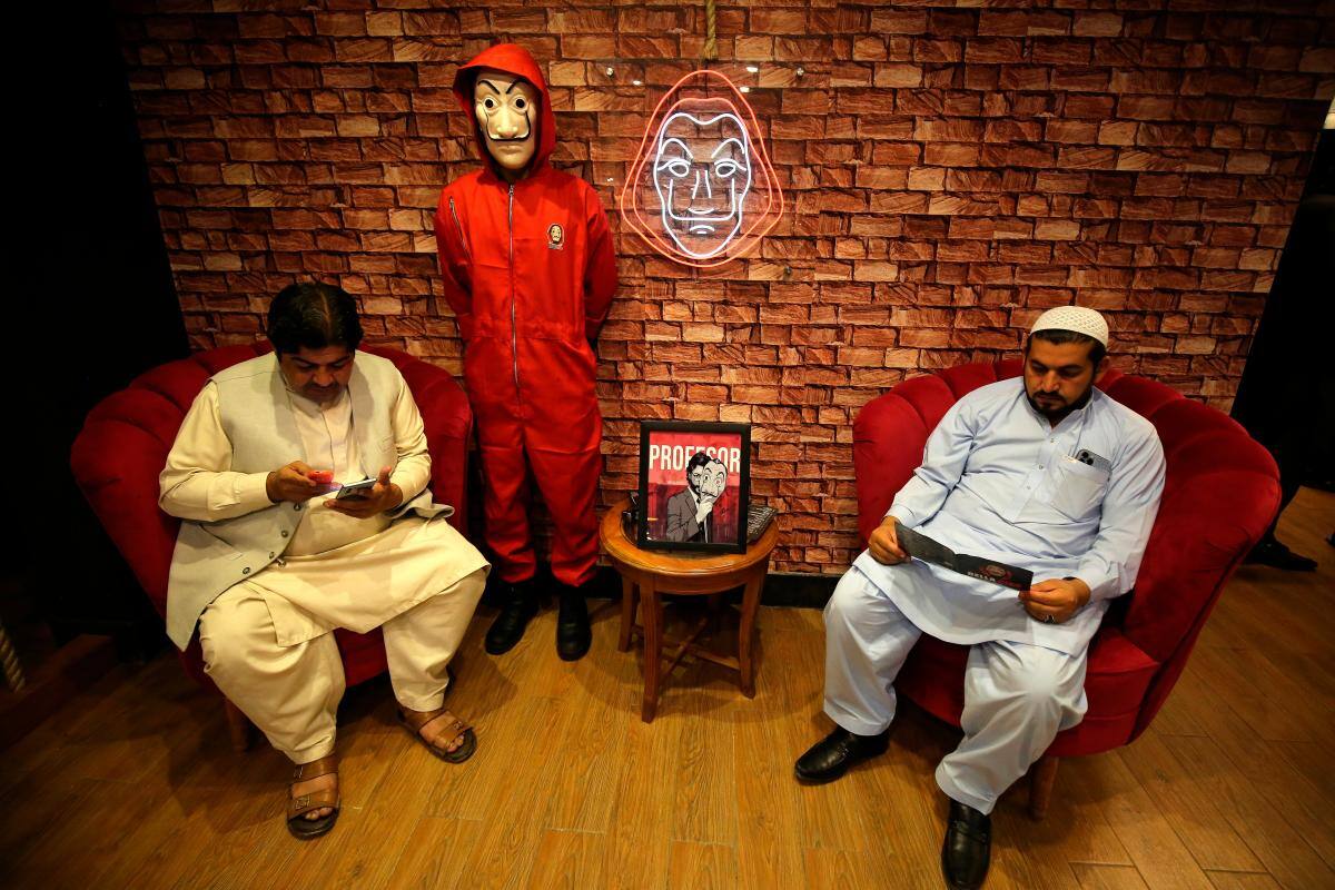 Café ‘Bella Ciao’ en Pakistán.