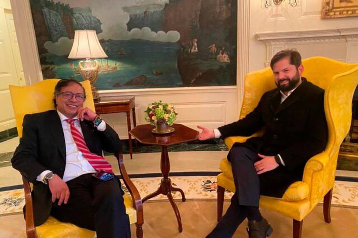 Petro confirmó que sí se reunió con el presidente de Chile en EE.UU.
