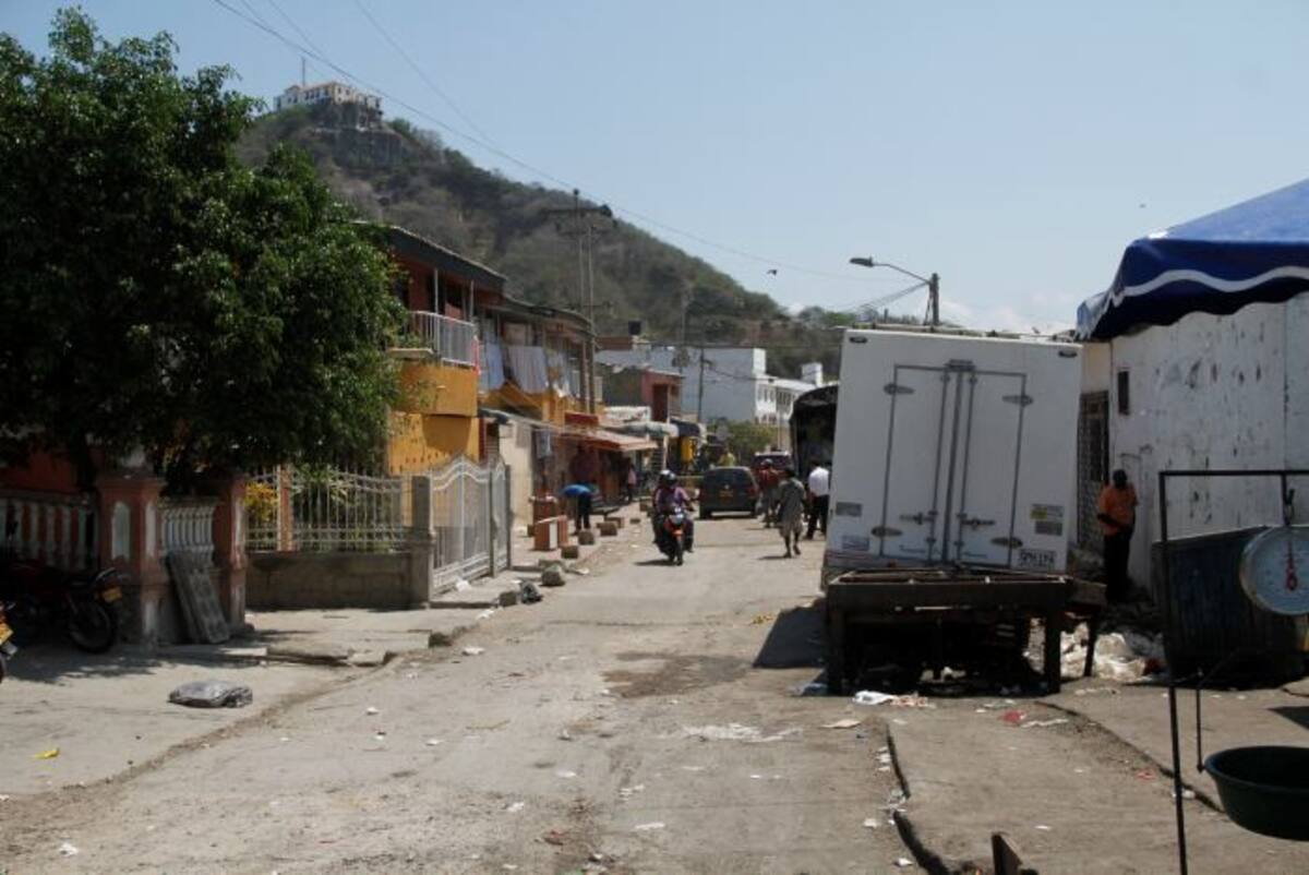 Álvaro Ayala Meriño fue asesinado en el Barrio Chino, cerca de la pescadería la Ballena Azul. EL UNIVERSAL/