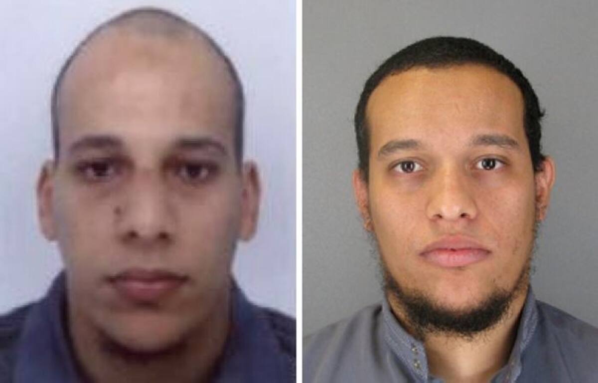 Cherif (izquierda) y Said Kouachi.