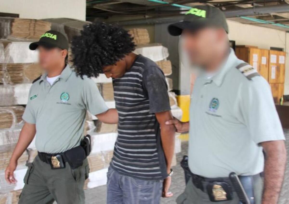 Capturaron a Luis Alfonzo Rodríguez Tobias, de 20 años de edad. CORTESÍA