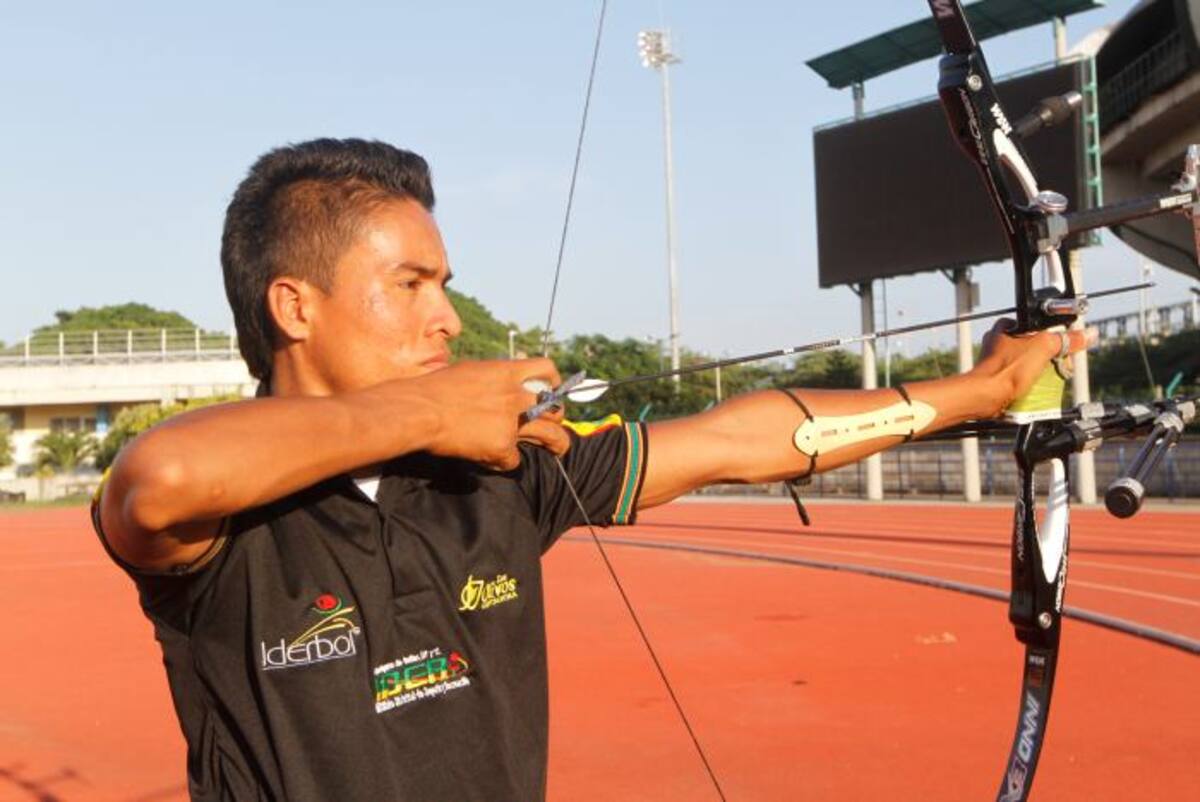 Andrés Pila, con el deseo de dar oro en los Juegos Nacionales. ARCHIVO