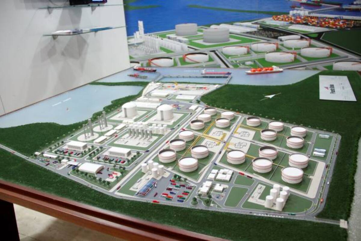 Maqueta de Puerto Bahía. OSCAR DÍAZ - EL UNIVERSAL