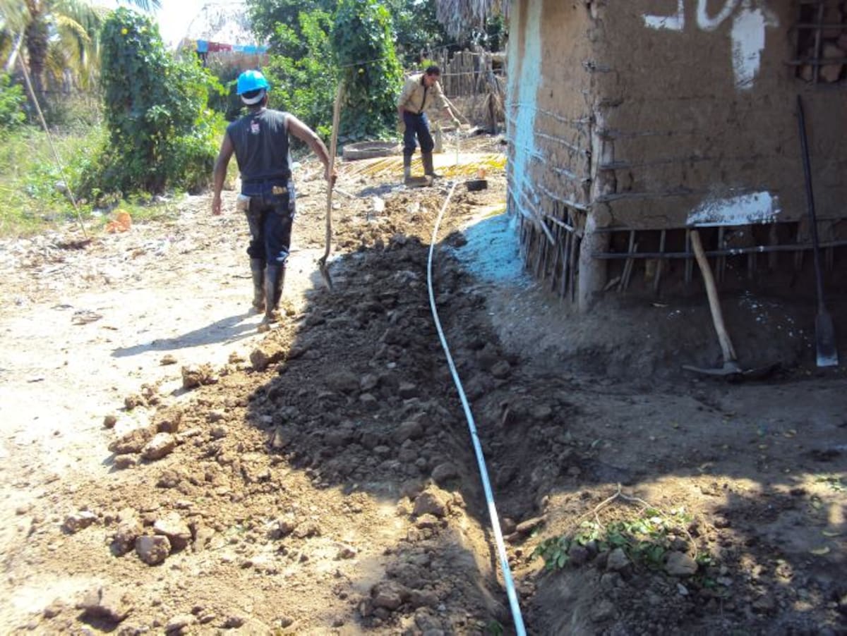 Las obras de ampliación y optimización del acueducto en el barrio Caldas son responsabilidad de la Unidad de Servicios Públicos de Zambrano. LILA LEYVA - EL UNIVERSAL