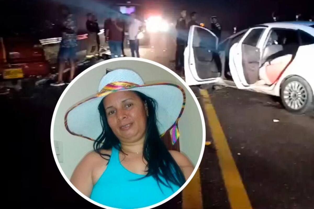 ¡Qué tragedia! Mujer murió en choque; su esposo e hijo están heridos