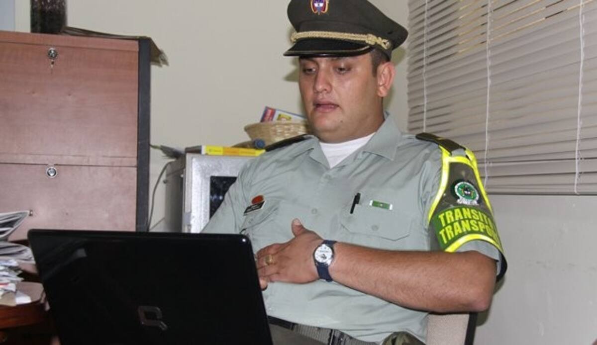 El Capitán Ányelo Palacios es el oficial que destapó el escándalo de la comunidad del Anillo en la Policía. COLPRENSA