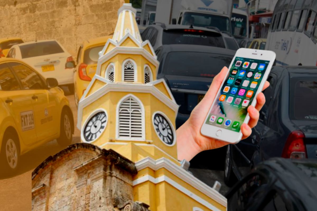 ¿No hay espacio para taxis e indrivers en Cartagena? Aquí sus problemas