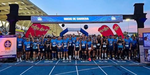 Así se vivió la carrera “Al Trote Marinos” en la Escuela Naval de Cadetes
