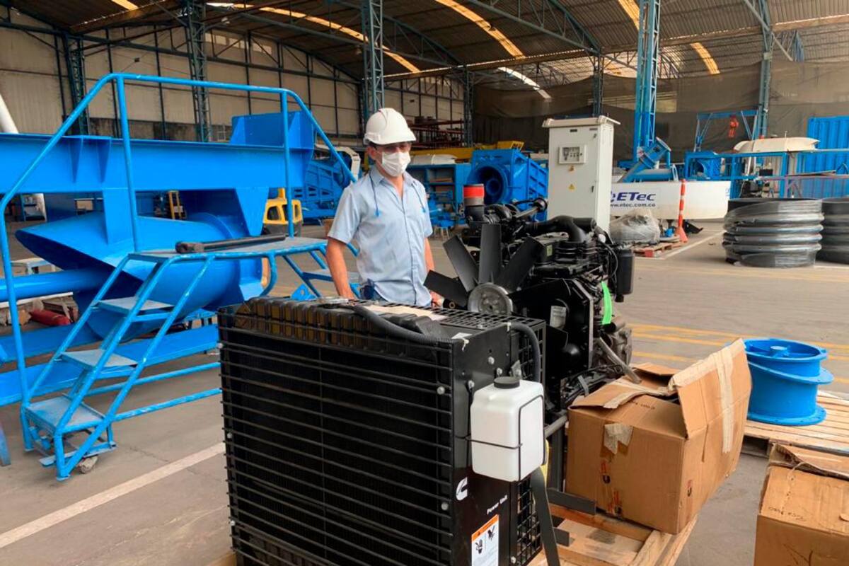 Construcción de bomba axial “va a buen ritmo”