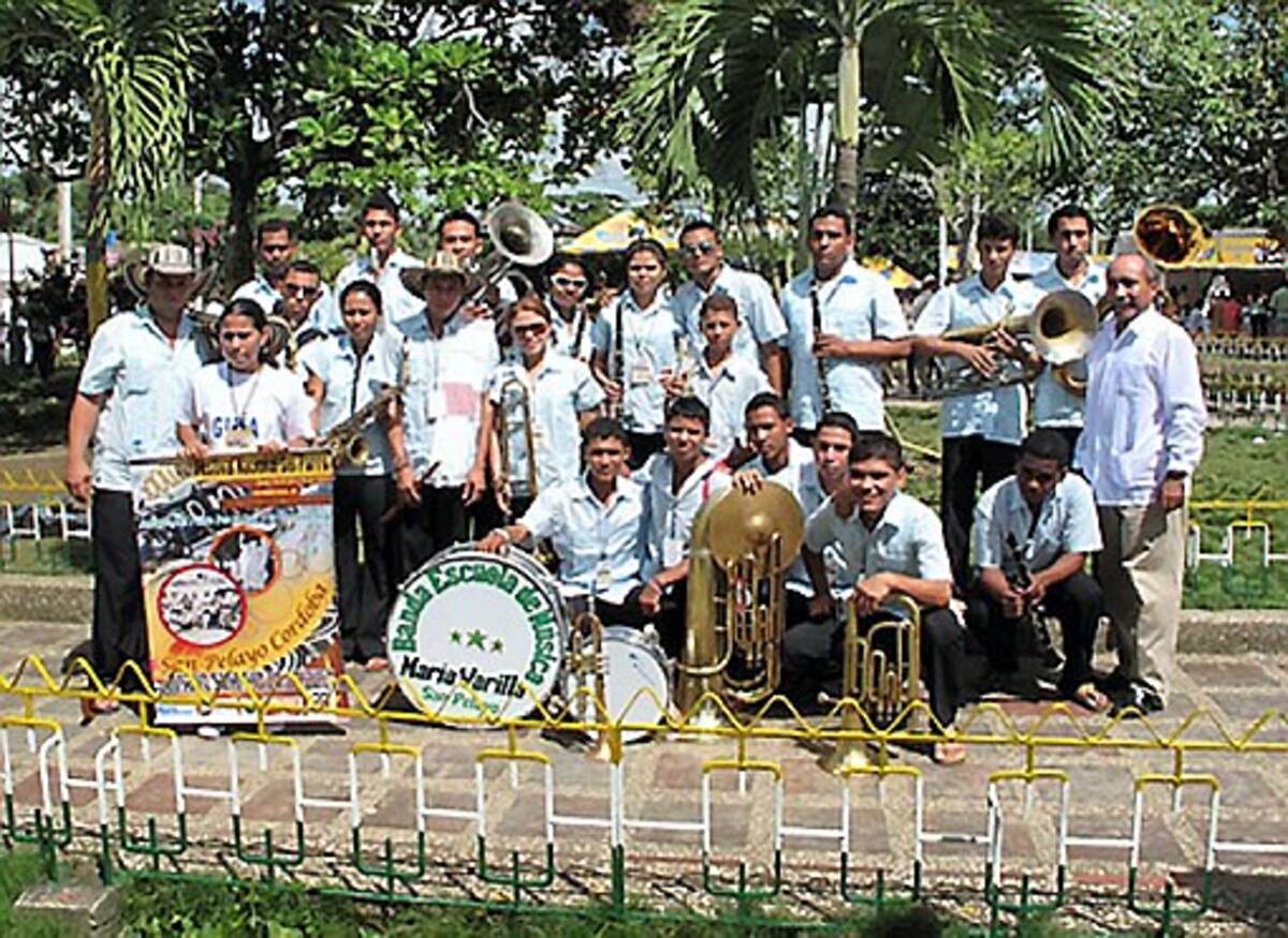 Banda María Varilla de San Pelayo que estará presente en el Festival.
