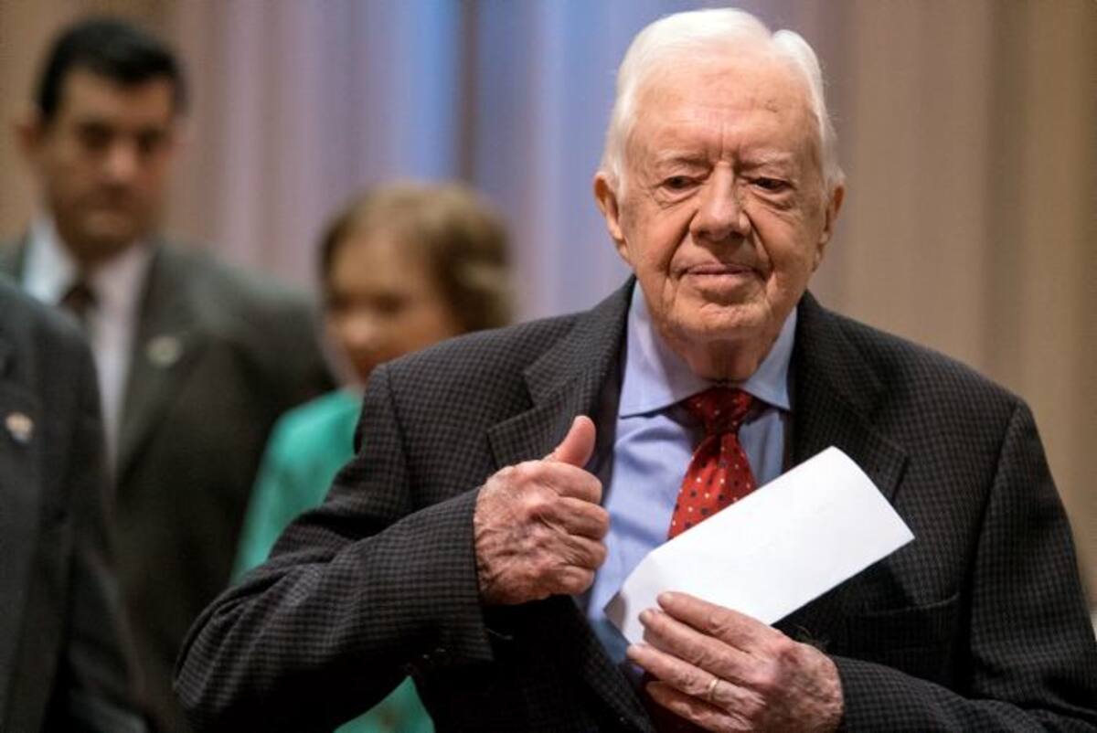Jimmy Carter, ex presidente de Estados Unidos. AP Ron Harris