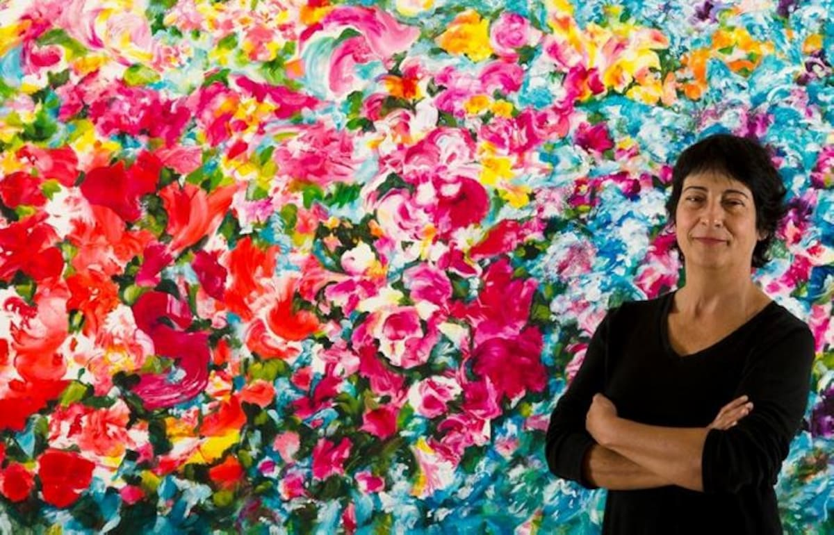 Bibiana Vélez, el mar es un sujeto emocional en todas sus obras. cortesía Unibac