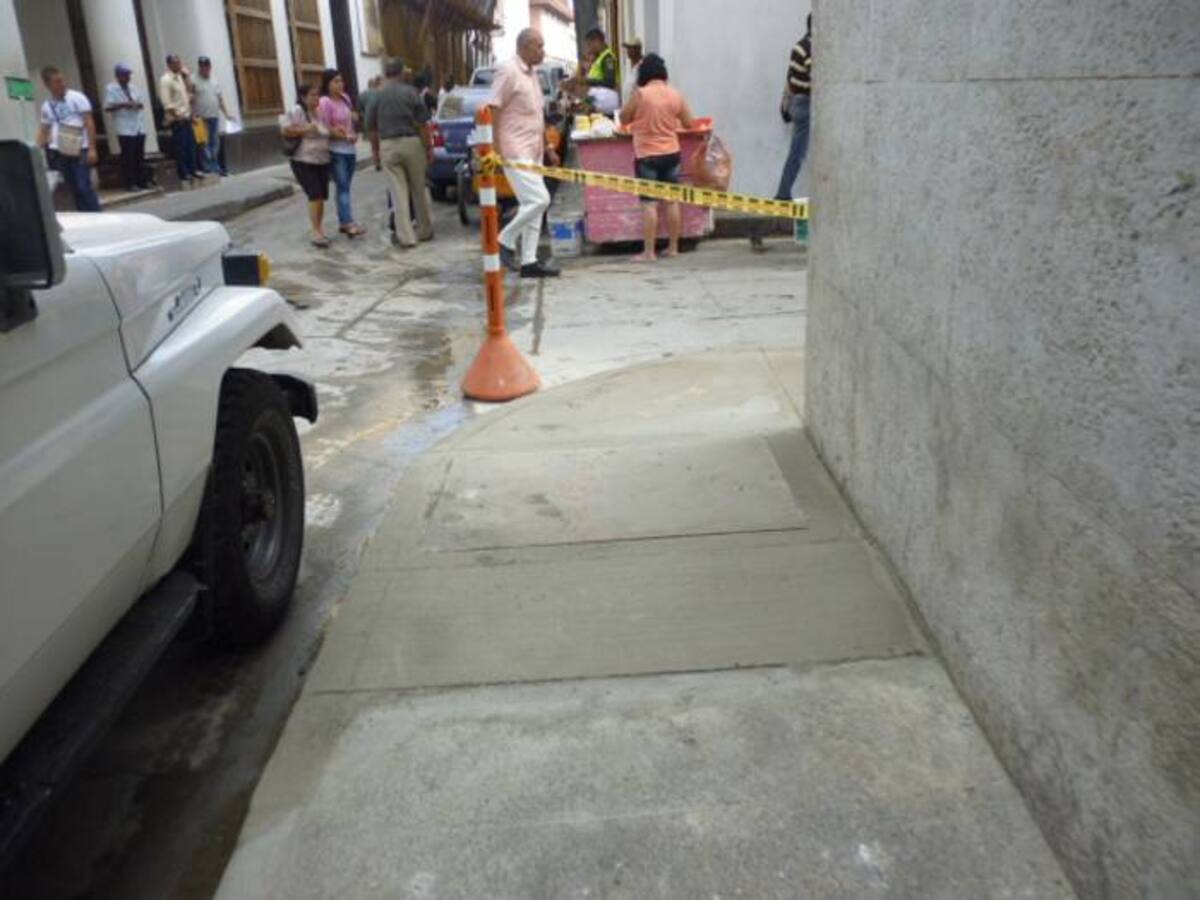 Así se puede apreciar ahora la calle del Candilejo. Cortesía
