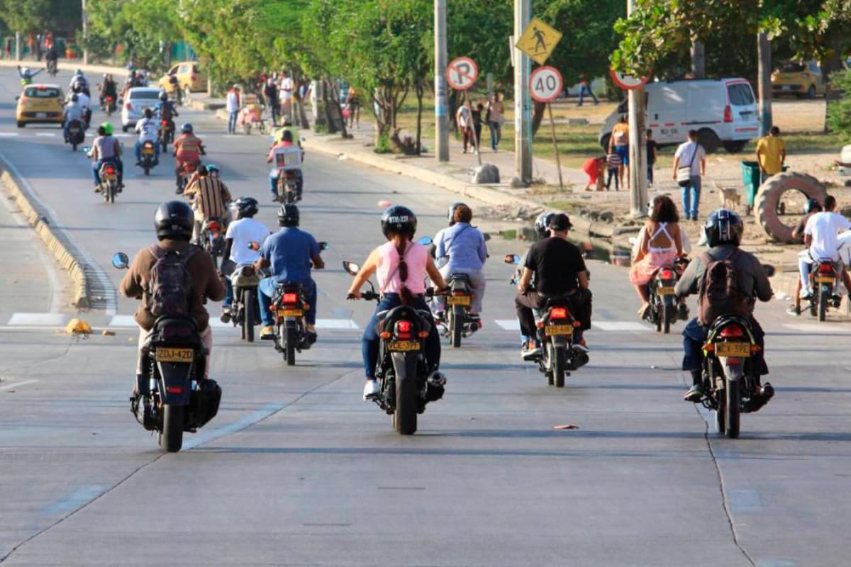 Este es el nuevo pico y placa para motos en Cartagena
