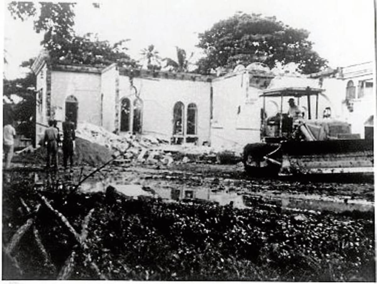 Algunas de las casas desaparecidas de Manga.