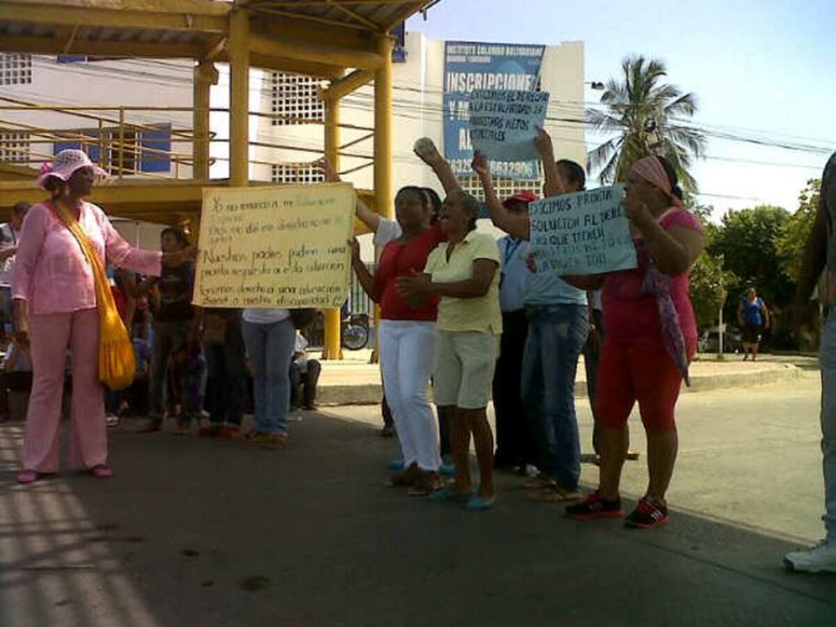 El bloqueo se inició aproximadamente desde las 9 de la mañana. CORTESÍA