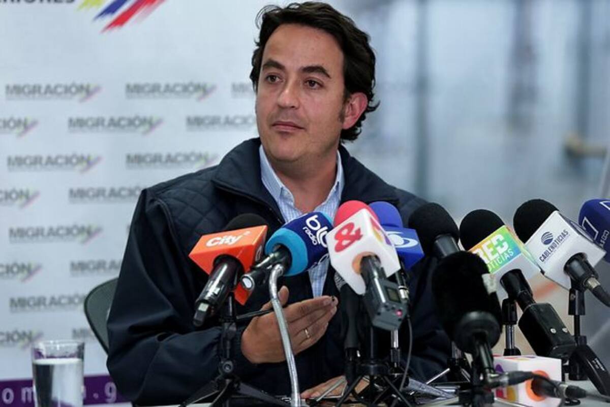 El director General de Migración Colombia, Christian Krüger. Colprensa.