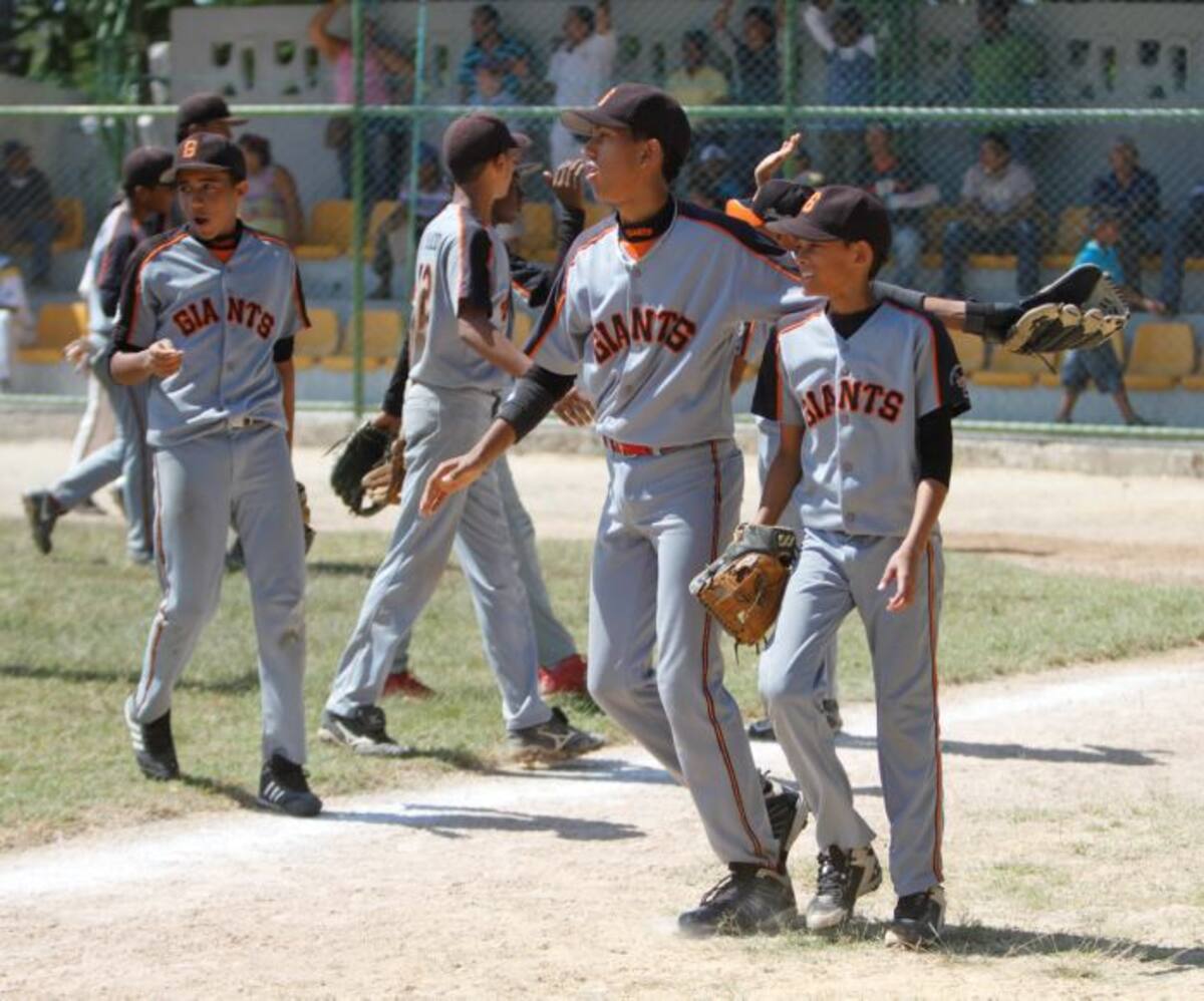 Los peloteritos de Gigantes fueron los que festejeron ayer en el estadio "Mono Judas" Araújo. Luis Eduardo Herrán