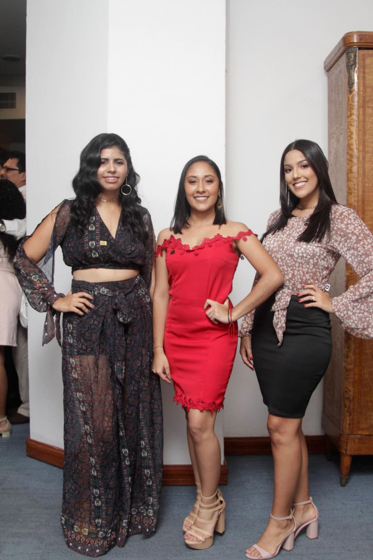 Daniela Escamilla, María José Sánchez y Susana Leottau.