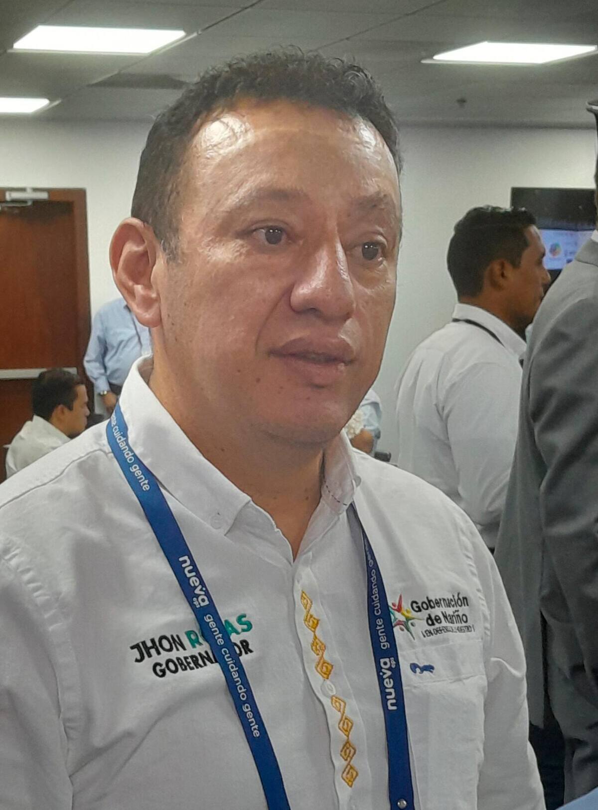Jhon Alexander Rojas Cabrera, gobernador de Nariño. //