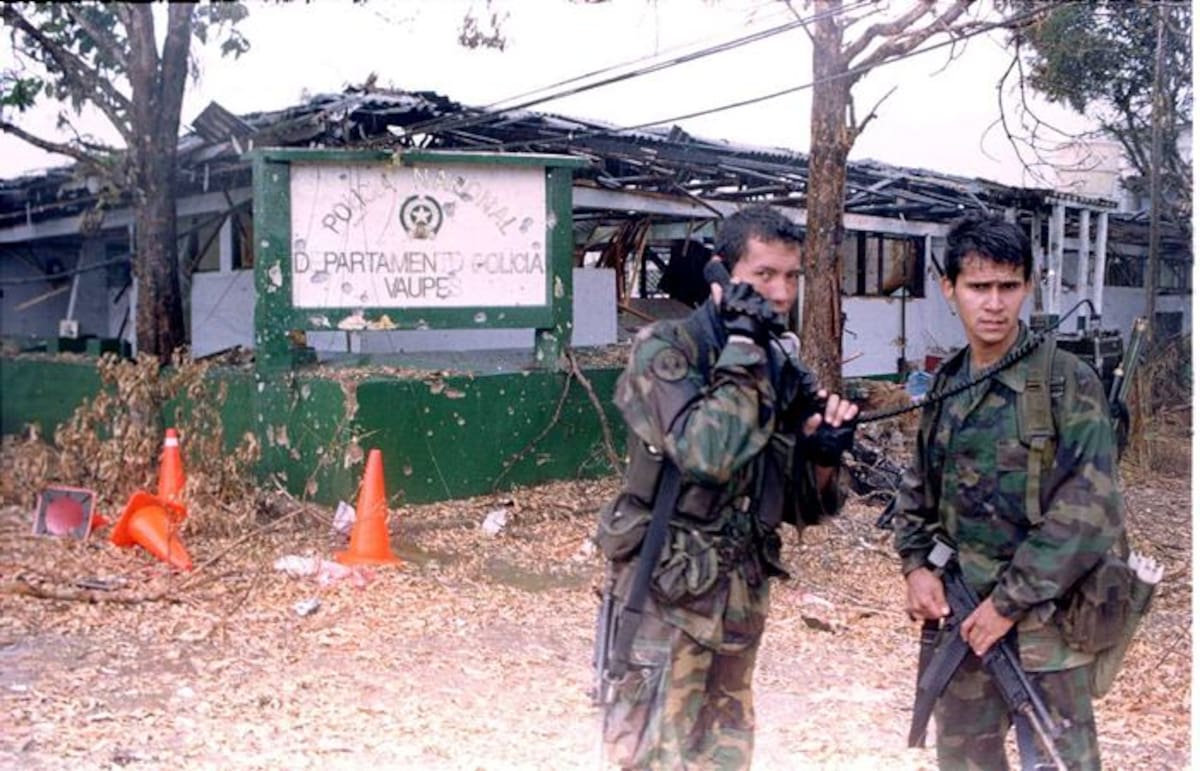 La toma a Mitú es uno de los peores golpes de las Farc al Estado colombiano. Murieron alrededor de 150 personas. Archivo