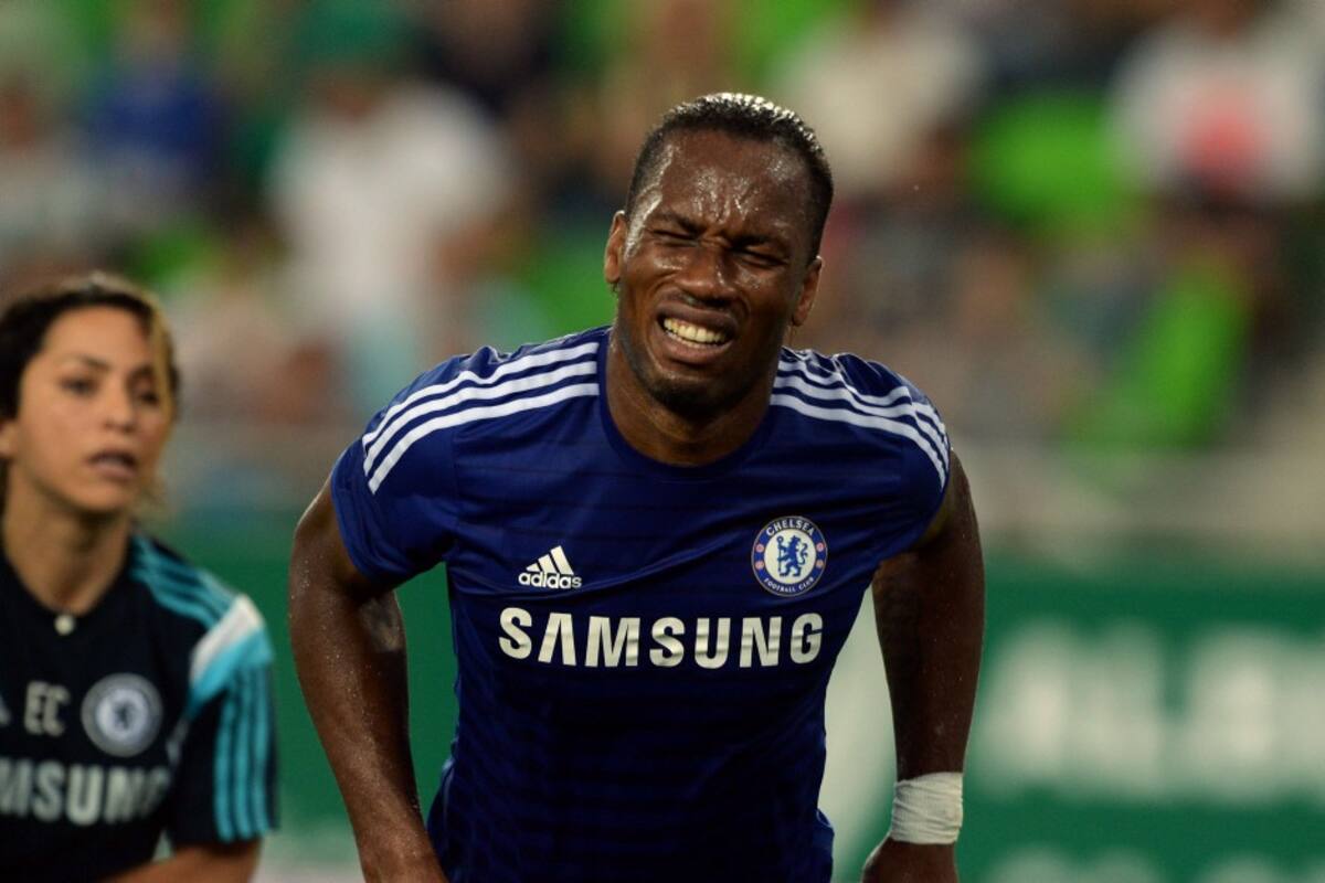 Dieder Drogba se retira a sus 36 años y un record a la fecha de 65 goles en 104 partidos. AFP ATTILA KISBENEDEK
