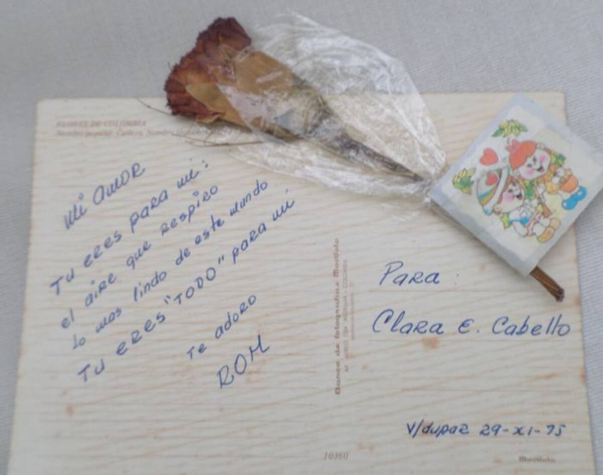 Clara conserva cada una de los detalles que Rafael Orozco le regaló cuando eran novios.